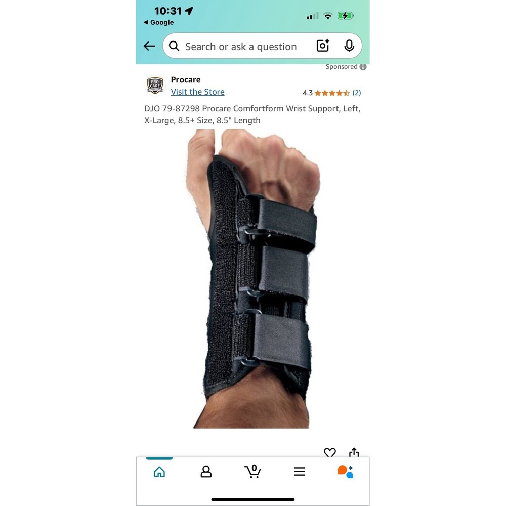 ProCare comfort‎ form wrist left XL 79–87298
